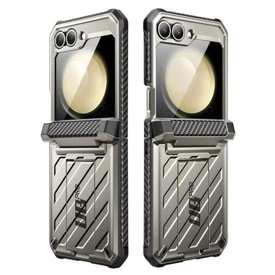 Калъф за Samsung Galaxy Z Flip6 - Supcase Unicorn Beetle Pro - Titan Gray
