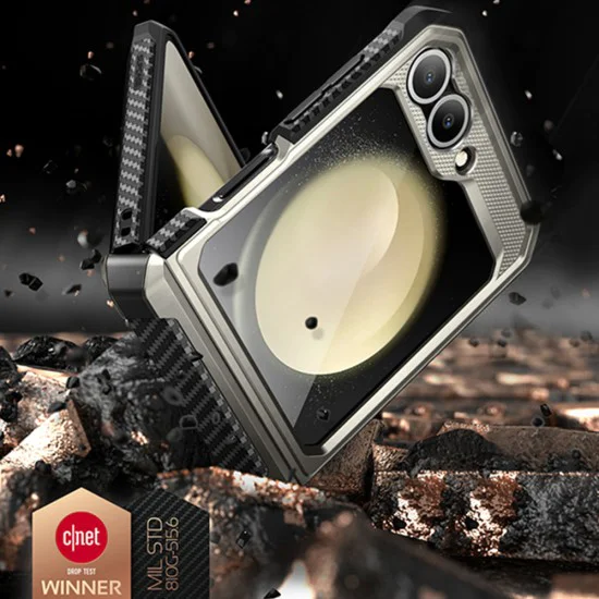 Калъф за Samsung Galaxy Z Flip6 - Supcase Unicorn Beetle Pro - Titan Gray
