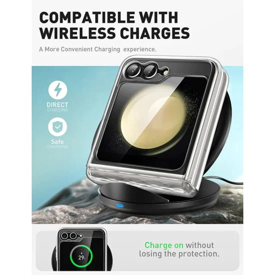 Калъф за Samsung Galaxy Z Flip6 - I-Blason Cosmo - Прозрачен