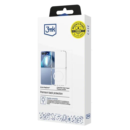 Калъф за Samsung Galaxy Z Flip7 - 3mk - Прозрачен Case - Прозрачен