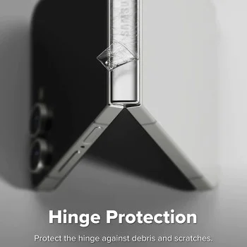 Калъф за Samsung Galaxy Z Flip7 - Camera Lens Frame Glass - Черен