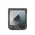 Калъф за Samsung Galaxy Z Flip7 – Guess (GUHCZF74GMGPI) Leather 4G Metal Logo – Розов