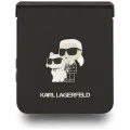 Калъф за Samsung Galaxy Z Flip7 – Karl Lagerfeld (KLHCZF7SAPKCNPK) Saffiano Karl&Choupette Pin – Черен