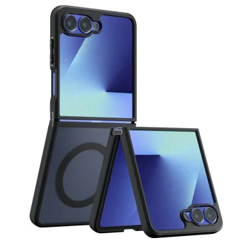 Калъф за Samsung Galaxy Z Flip7 - PureFrost MagSafe - Черен