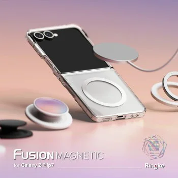 Калъф за Samsung Galaxy Z Flip7 - Ringke - Fusion MagSafe - Прозрачен
