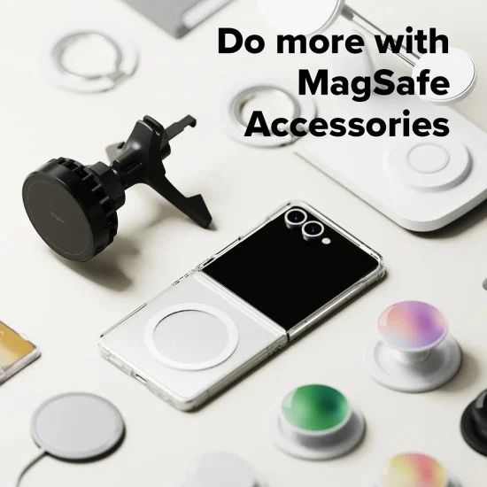 Калъф за Samsung Galaxy Z Flip7 - Ringke - Fusion MagSafe - Прозрачен