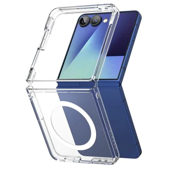 Калъф за Samsung Galaxy Z Flip7 - Ringke - Fusion MagSafe - Прозрачен