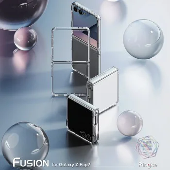 Калъф за Samsung Galaxy Z Flip7 - Ringke - Fusion - Прозрачен