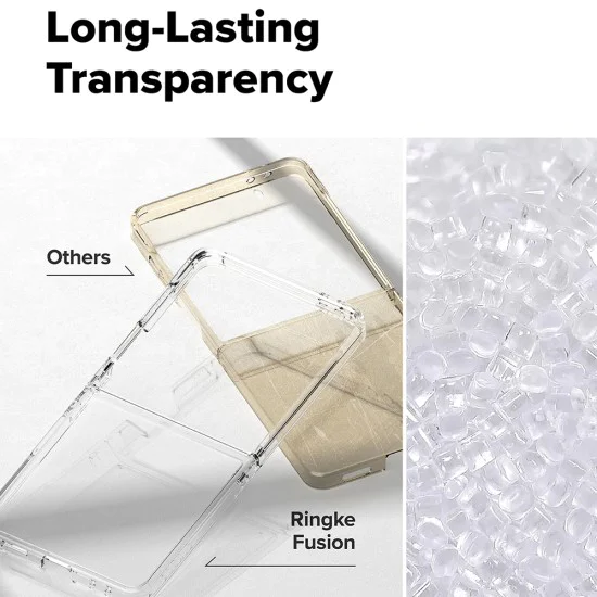 Калъф за Samsung Galaxy Z Flip7 - Ringke - Fusion - Прозрачен