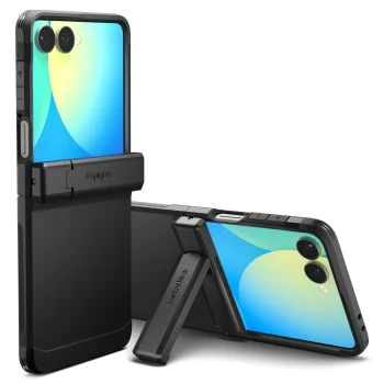 Калъф за Samsung Galaxy Z Flip7 - Spigen - Tough Armor Pro MagSafe - Черен