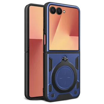 Калъф за Samsung Galaxy Z Flip7 - Techsuit - CamGuard Pro - Син