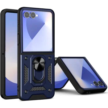 Калъф за Samsung Galaxy Z Flip7 - Techsuit - CamShield Series - Син