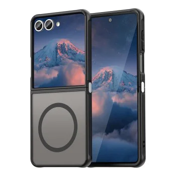 Калъф за Samsung Galaxy Z Flip7 - Techsuit - HaloFrost II MagSafe - Черен