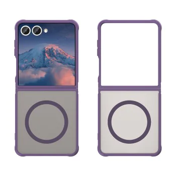 Калъф за Samsung Galaxy Z Flip7 - Techsuit - HaloFrost II MagSafe - Лилав