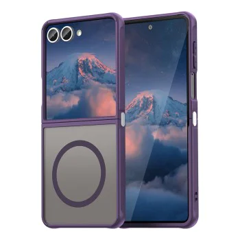 Калъф за Samsung Galaxy Z Flip7 - Techsuit - HaloFrost II MagSafe - Лилав