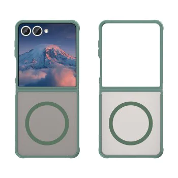 Калъф за Samsung Galaxy Z Flip7 - Techsuit - HaloFrost II MagSafe - Зелен