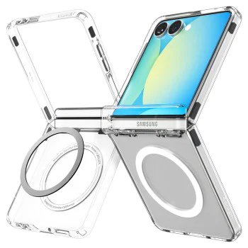 Калъф за Samsung Galaxy Z Flip7 - Ultra Hybrid Pro MagSafe - Прозрачен