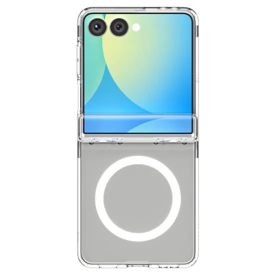 Калъф за Samsung Galaxy Z Flip7 - Ultra Hybrid Pro MagSafe - Прозрачен