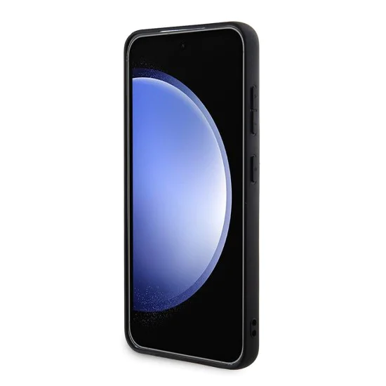 Калъф за Samsung Galaxy Z Flip7 – с MagSafe – Guess (GUHMZF7P4MSEGCK) 4G Collection Leather – Черен
