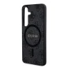 Калъф за Samsung Galaxy Z Flip7 – с MagSafe – Guess (GUHMZF7P4MSEGCK) 4G Collection Leather – Черен