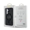 Калъф за Samsung Galaxy Z Flip7 – с MagSafe – Guess (GUHMZF7P4MSEGCK) 4G Collection Leather – Черен
