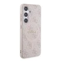 Калъф за Samsung Galaxy Z Flip7 – с MagSafe – Guess (GUHMZF7P4MSEGCP) 4G Collection Leather – Розов