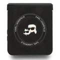 Калъф за Samsung Galaxy Z Flip7 – с MagSafe – Karl Lagerfeld (KLHMZF7PSMLRKCK) Leather Karl & Choupette Pins – Черен