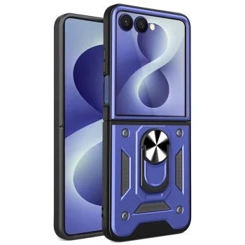 Калъф за Samsung Galaxy Z Flip8 - CamShield Series - Techsuit - Син