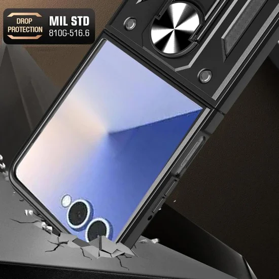Калъф за Samsung Galaxy Z Flip8 - CamShield Series - Techsuit - Зелен