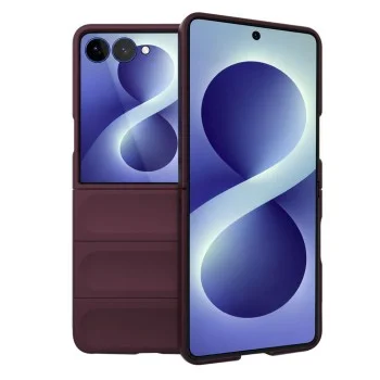 Калъф за Samsung Galaxy Z Flip8 - Magic Shield - Techsuit - Бордо