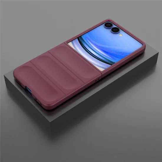 Калъф за Samsung Galaxy Z Flip8 - Magic Shield - Techsuit - Бордо