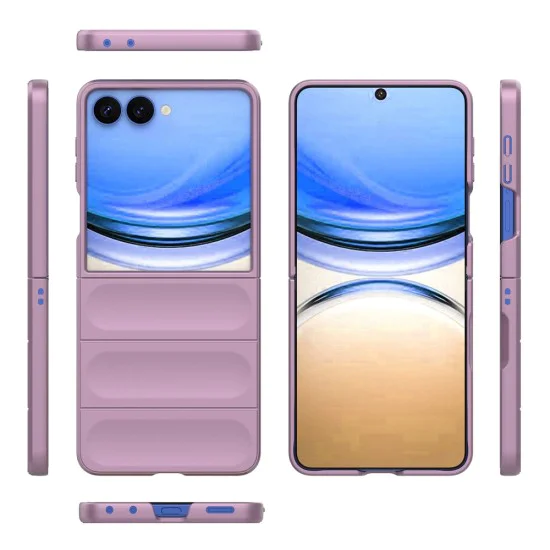 Калъф за Samsung Galaxy Z Flip8 - Magic Shield - Techsuit - Лилав