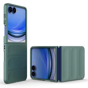 Калъф за Samsung Galaxy Z Flip8 - Magic Shield - Techsuit - Зелен