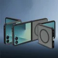 Калъф за Samsung Galaxy Z Flip8 - PureFrost MagSafe - Techsuit - Черен (Frosted Black)