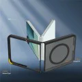 Калъф за Samsung Galaxy Z Flip8 - PureFrost MagSafe - Techsuit - Черен (Frosted Black)