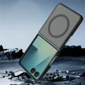 Калъф за Samsung Galaxy Z Flip8 - PureFrost MagSafe - Techsuit - Черен (Frosted Black)