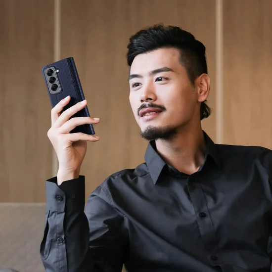 Калъф за Samsung Galaxy Z Fold SE - Dux Ducis Bril - Син