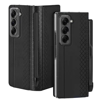 Калъф за Samsung Galaxy Z Fold SE - Dux Ducis Bril (с поставка за молив) - черен