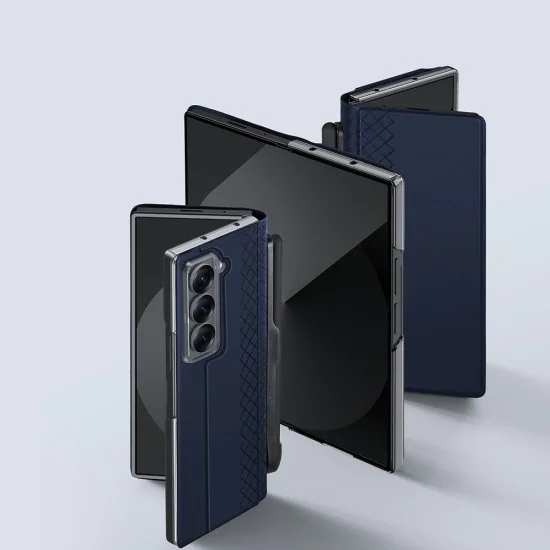 Калъф за Samsung Galaxy Z Fold SE - Dux Ducis Bril (с поставка за молив) - черен