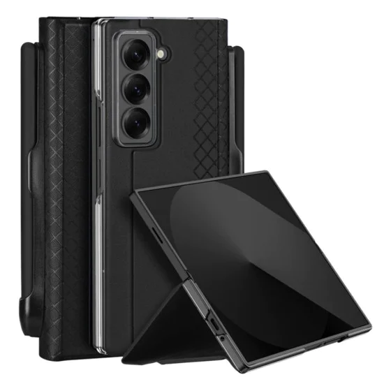 Калъф за Samsung Galaxy Z Fold SE - Dux Ducis Bril (с поставка за молив) - черен
