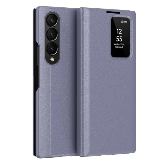Калъф за Samsung Galaxy Z Fold3 5G - SmartView Series - Лилав