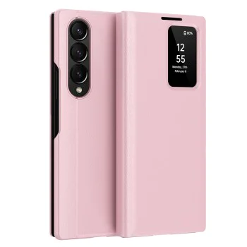 Калъф за Samsung Galaxy Z Fold3 5G - SmartView Series - Розов