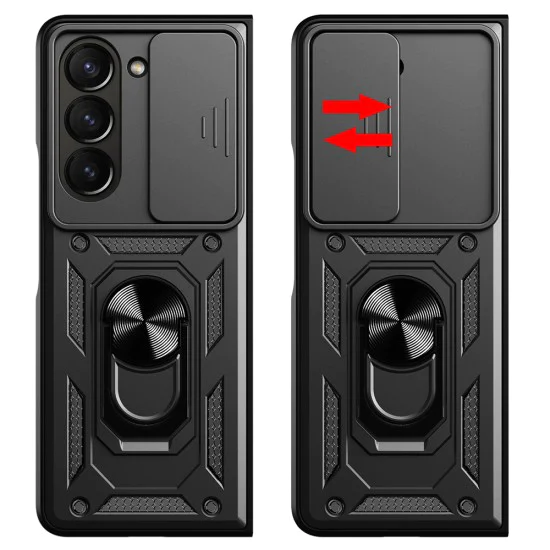 Калъф за Samsung Galaxy Z Fold5 - CamShield Series - черен