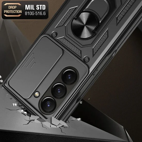 Калъф за Samsung Galaxy Z Fold5 - CamShield Series - черен