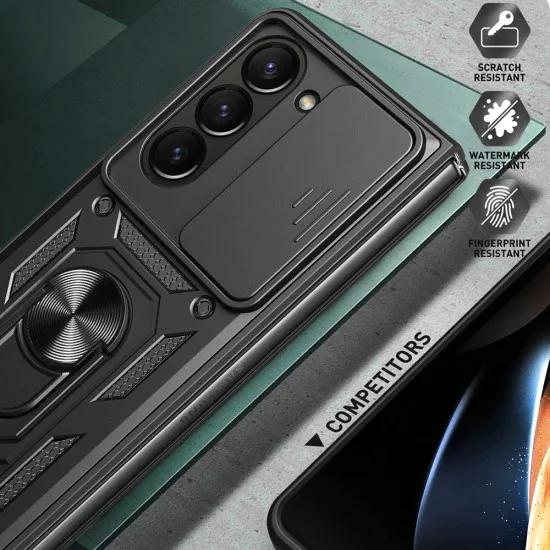 Калъф за Samsung Galaxy Z Fold5 - CamShield Series - черен