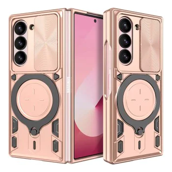 Калъф за Samsung Galaxy Z Fold6 - CamGuard Pro - Rose Gold