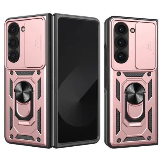 Калъф за Samsung Galaxy Z Fold6 - CamShield Series - розово злато