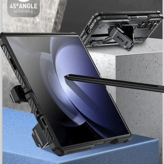 Калъф за Samsung Galaxy Z Fold6 + Чанта - I-Blason Armorbox - Черен