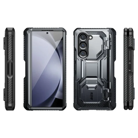 Калъф за Samsung Galaxy Z Fold6 + Чанта - I-Blason Armorbox - Черен