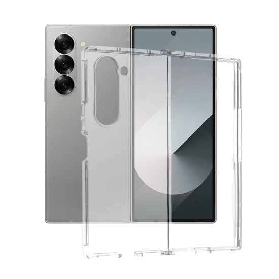 Калъф за Samsung Galaxy Z Fold6 - Прозрачен силикон - Прозрачен